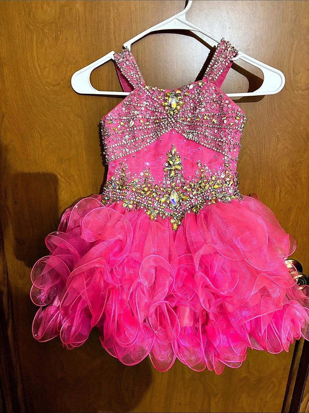 cupcake pageant, heart, pink Dress Like New size 4